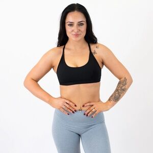 Fleo Black Cami Sports Bra